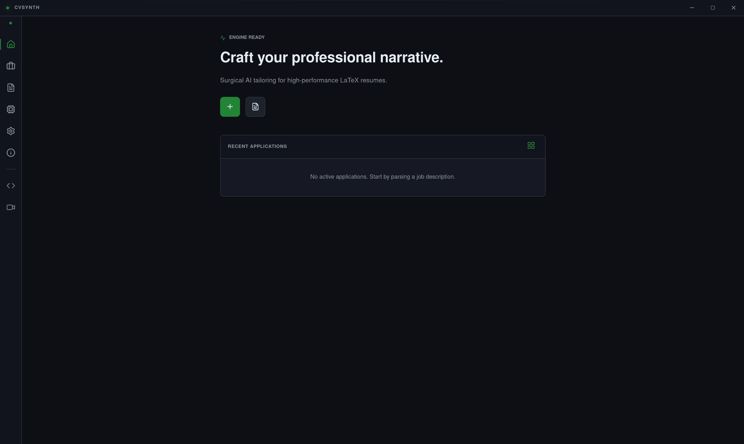 CVSynth Screenshot