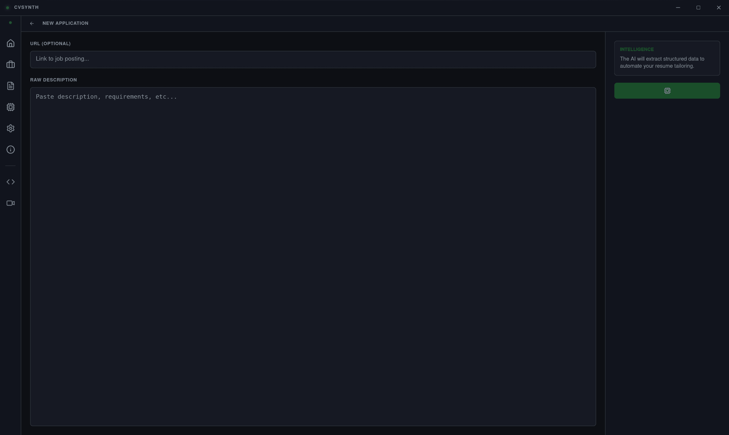 CVSynth Screenshot