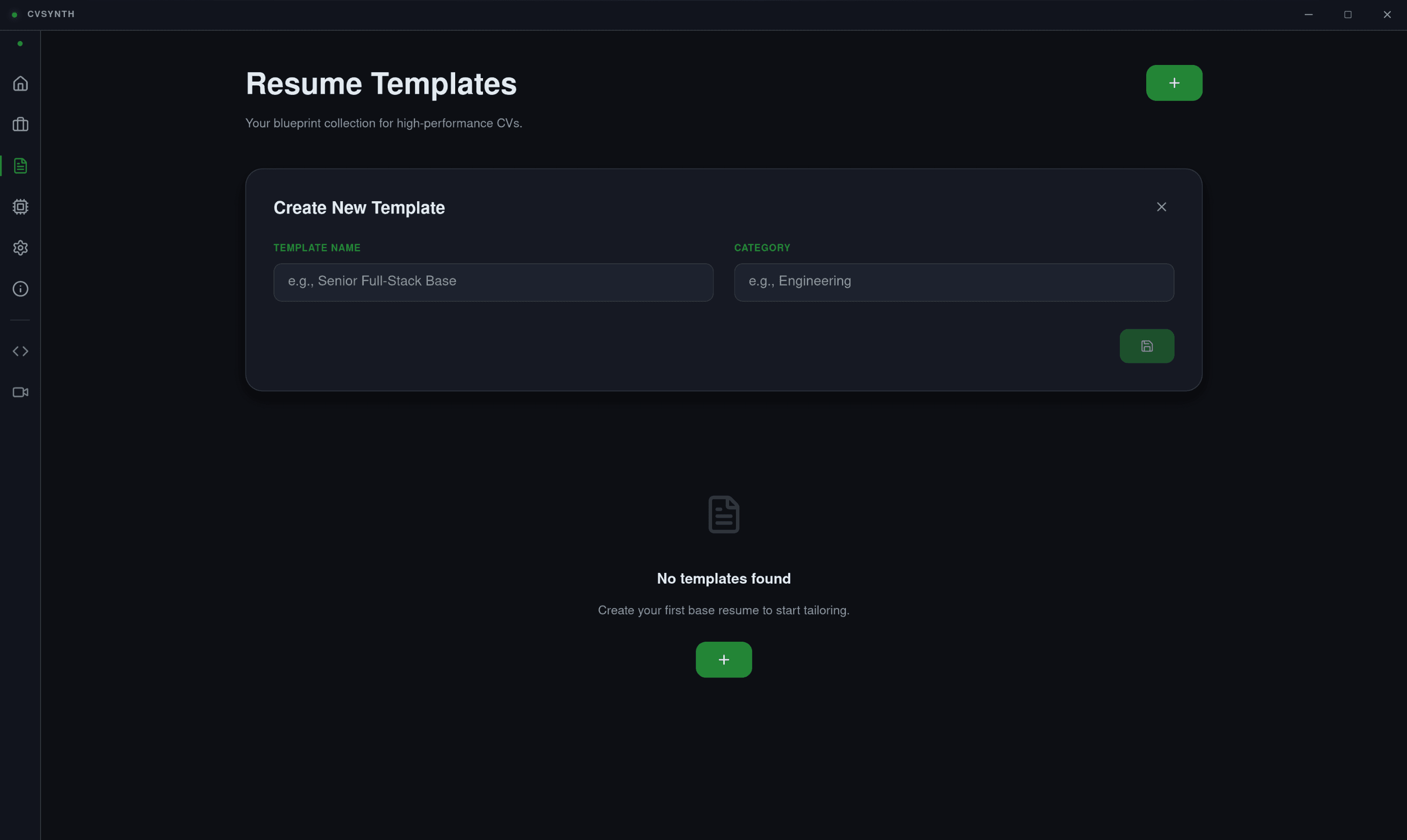 CVSynth Screenshot